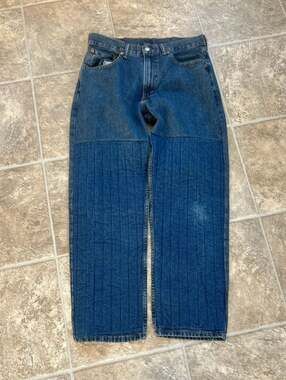 Levi's Workwear Fit Carpenter Jeans Men's 33x30 (33x30) Blue Double Knee